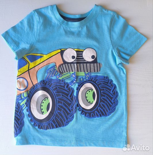 Комплект футболка/ шорты для мальчика р 104 С&А