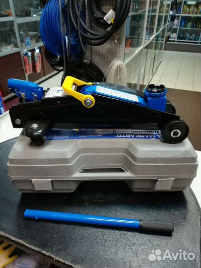 Домкрат подкатной 2т 130-345мм Маяк