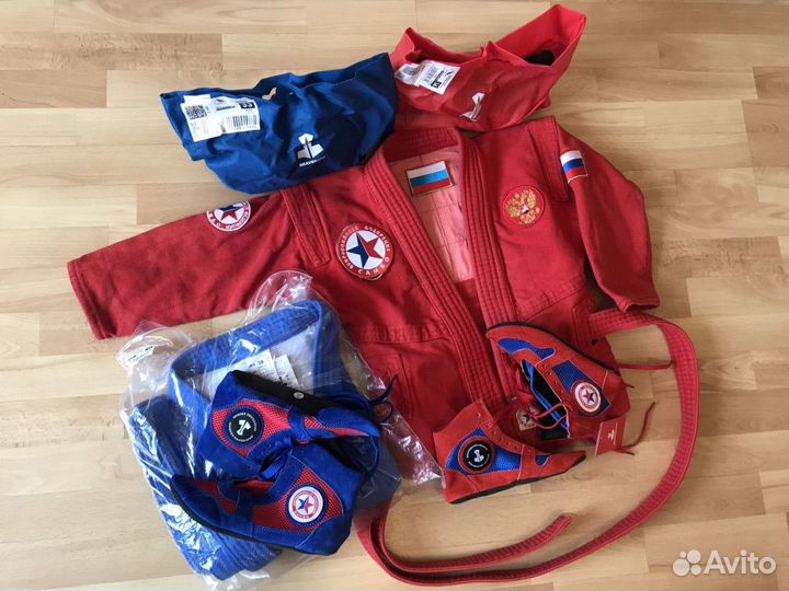 Самбовки красные/синие «bravegard» PRO