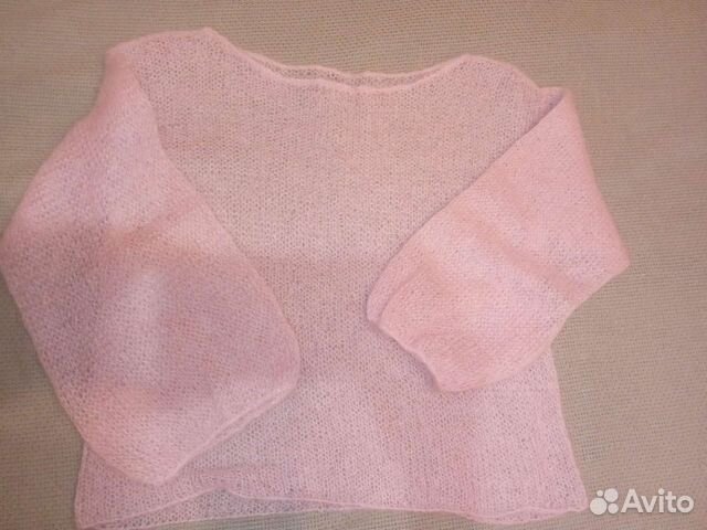 Паутинка розовая мохер