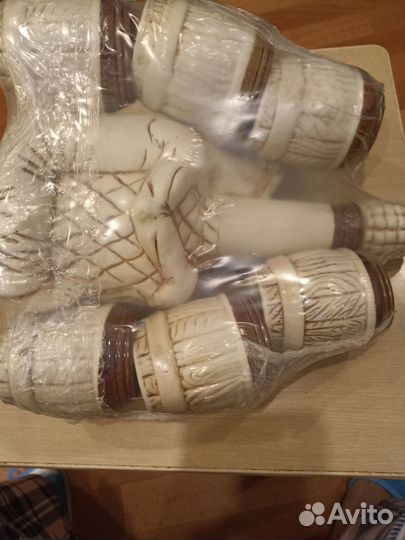 Штоф керамика СССР со стопками