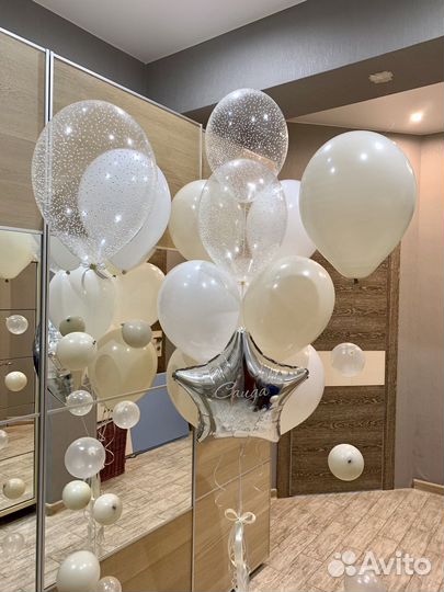 Гелиевые шары Воздушные шары на выписку из роддома