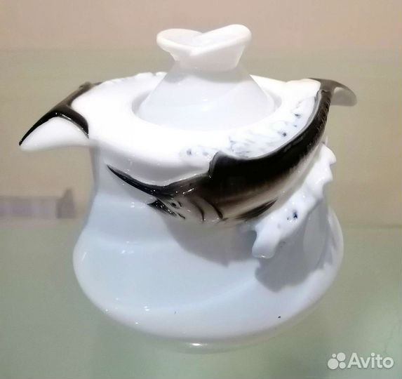 Набор сливочник и сахарница Осетр