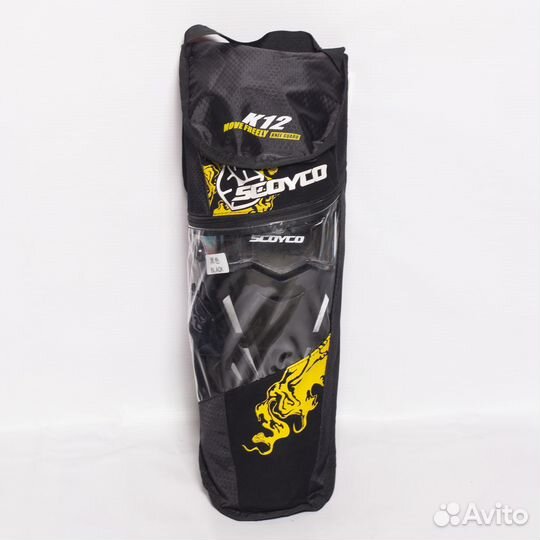 Наколенники шарнирные Scoyco K12 (черный)