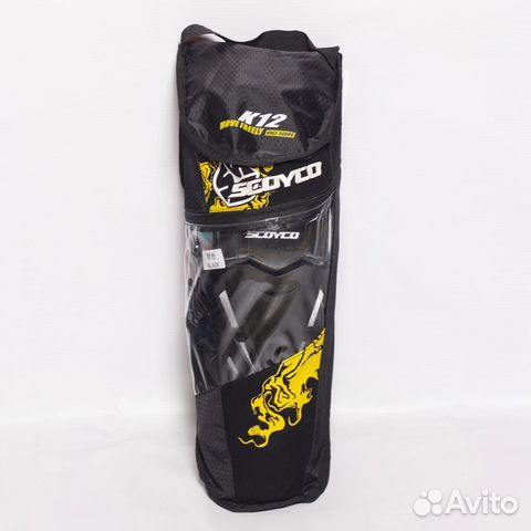 Наколенники шарнирные Scoyco K12 (черный)