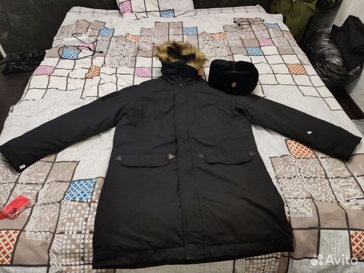 Мужская зимняя парка военная