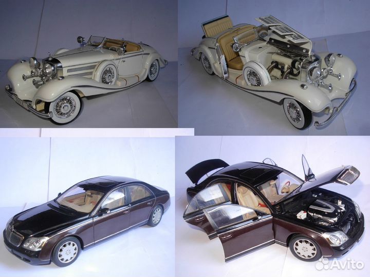Модель 1/18 Mercedes Benz разные MB