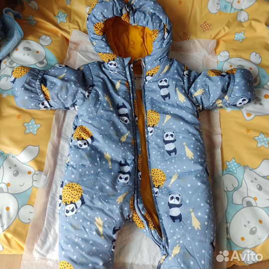 Комбинезон тёплый 56—68р