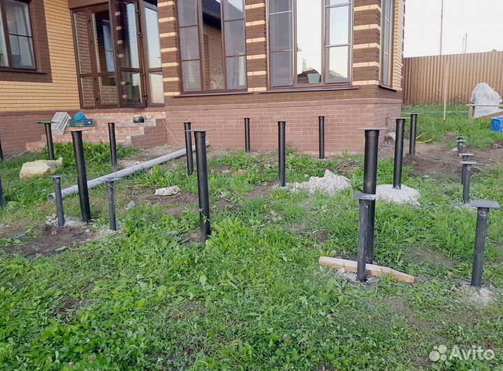 Винтовые сваи под ключ. Свайно винтовой фундамент