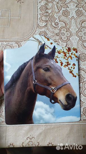 Подставка под горячее керамика Лошадь