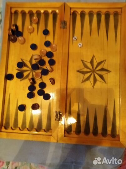 Нарды деревянные большие ручной работы