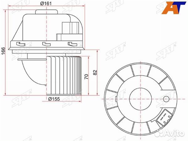 Мотор отопилеля салона, мотор печки ford galaxy