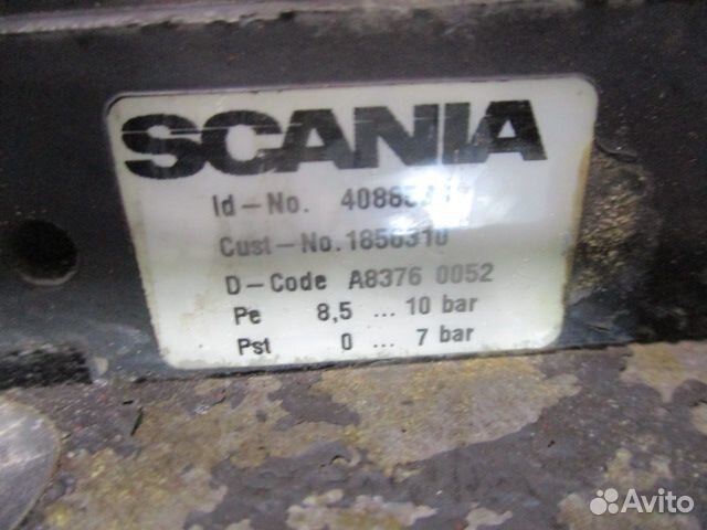 Блок клапанов горного тормоза Scania 1856310