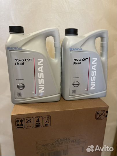 Масло трансмиссионное nissan ns2/ns3 CVT Fluid