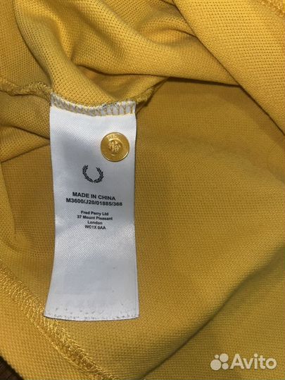 Поло fred perry