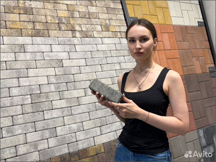 Тротуарная плитка Новый город осень от 120 м2