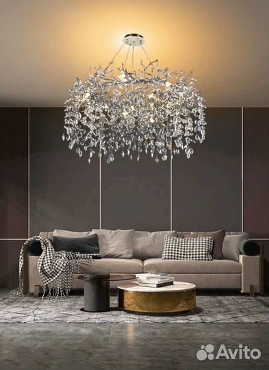 Люстра хрустальная новая