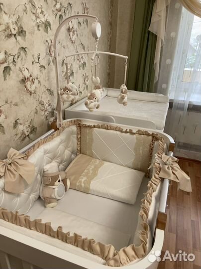 Бортики на кроватку