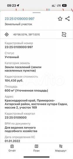 Участок 6 сот. (ИЖС)