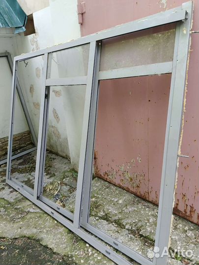 Алюминиевые окна на балкон бу или веранда