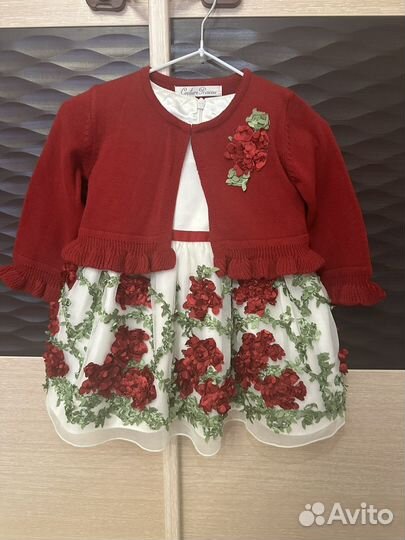 Платье и кофточка нарядное на 1 год