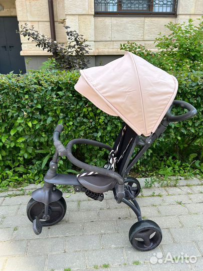 Трехколесный детский велосипед-коляска Happy Baby