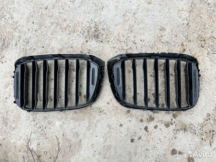 Бмв х3 г 01 х4 г02 решетка ноздри cerium grey