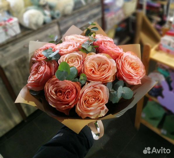 Цветы розы букет