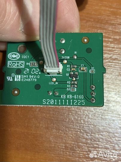 Iffalcon 55k61 ик-порт, кнопка включения