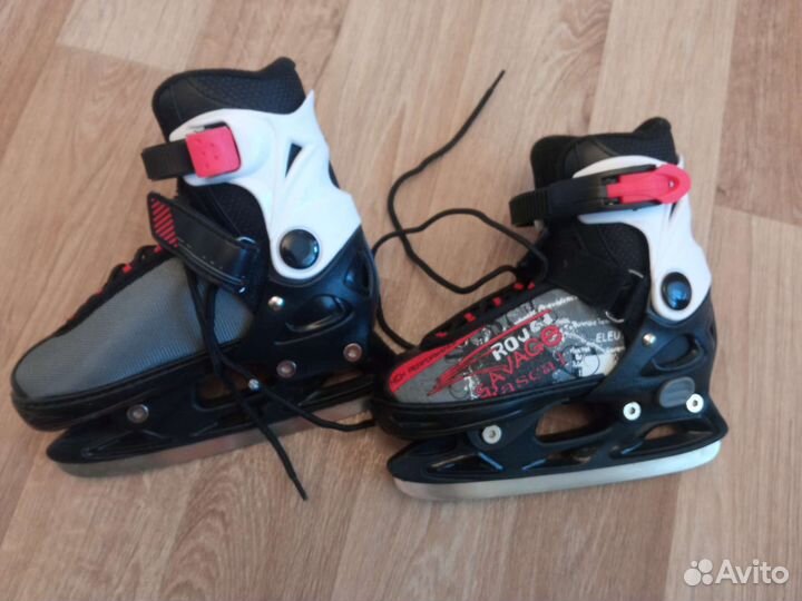 Коньки детские раздвижные р.29-32 почти новые