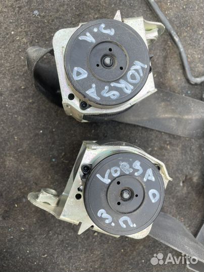 Опель корса д ремень безопасности задний