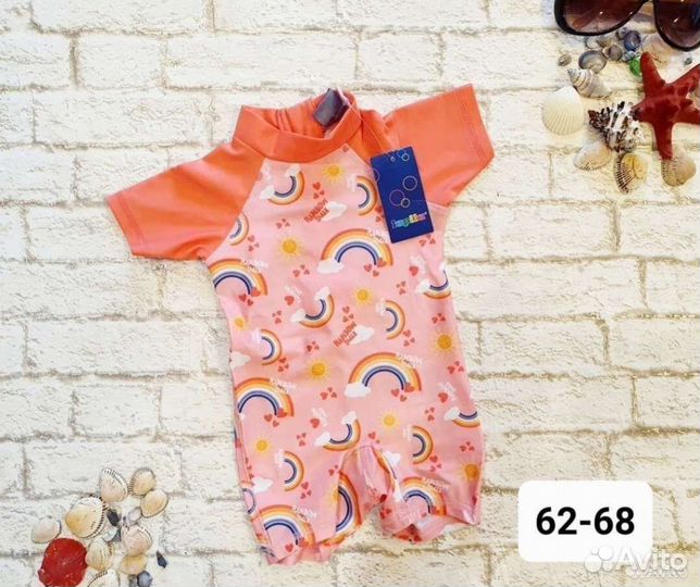 Новые купальники для малышки на р.62-69, 68