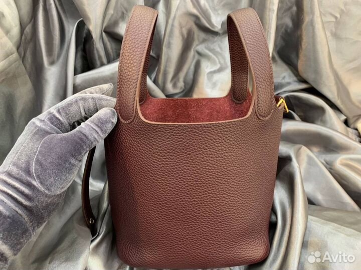 Сумка Hermes Picotin 18 Винный