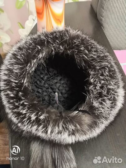 Шапка из чернобурки