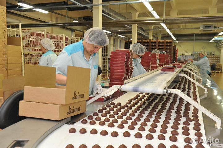 Упаковщик(ца) печенья Вахта Краснодарский край