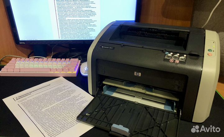 Принтер лазерный hp