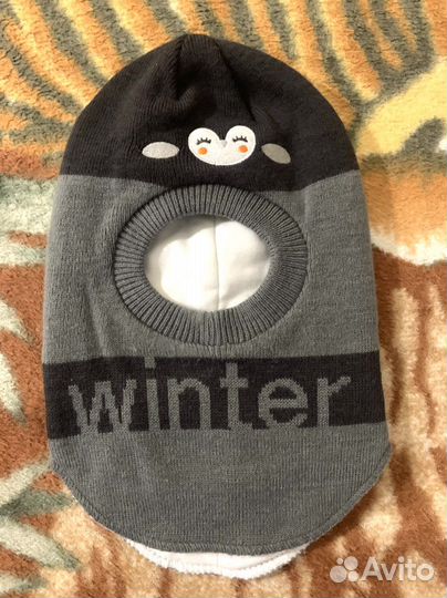 Фирменные шапки,шлемы теплые на мальчика 44-50р