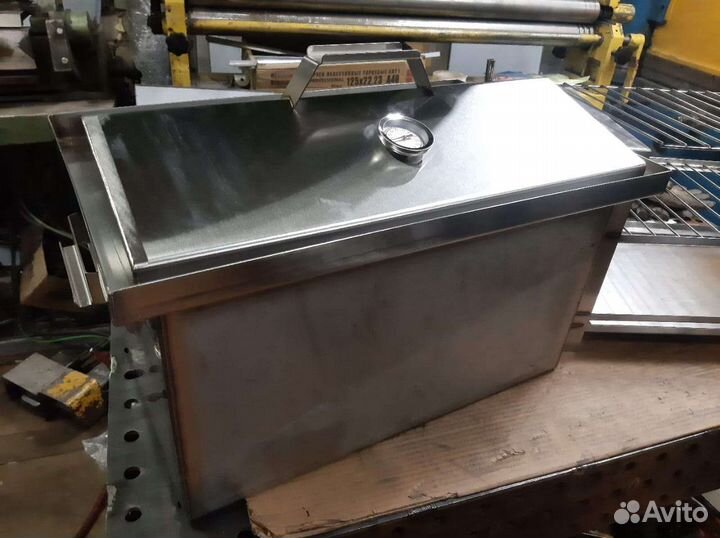 Коптильня горячего копчения из нержавейки