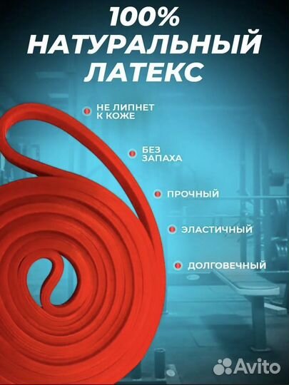 Фитнес резинка Красная 7-16 кг новая