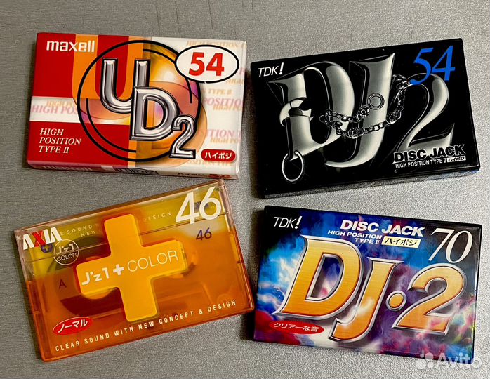 Tdk, maxell,axia