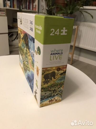 Crocodile creek Пазл «жизнь животных», 24 дет