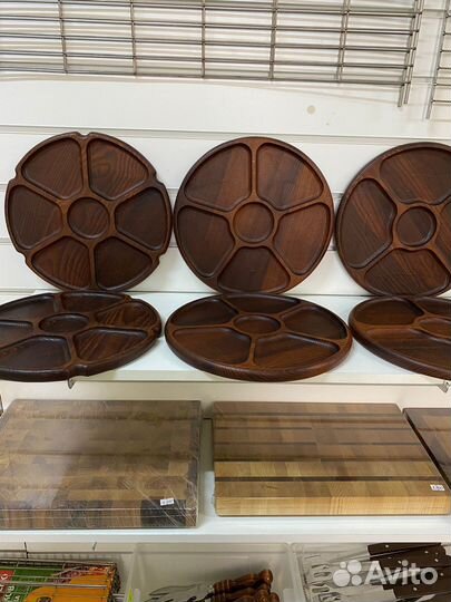 Менажница винный столик доска торцевая для подачи