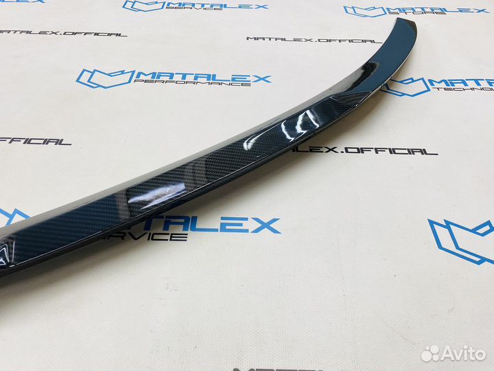 Спойлер BMW F30, M4 стиль, сухой карбон