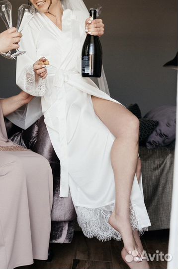 Халат женский белый