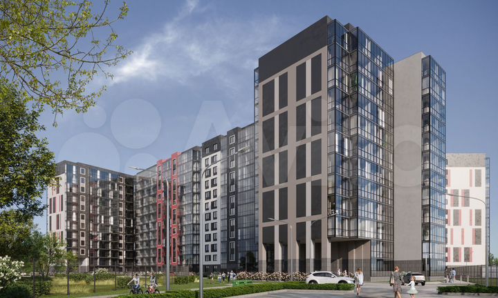 2-к. квартира, 46,2 м², 12/12 эт.