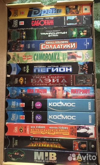 1200 VHS, коллекция всех жанров и 18+, список