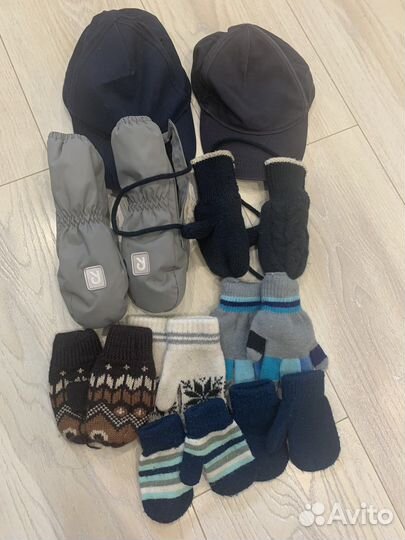 Шапки варежки детские