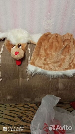 Новогодний костюм зайчика