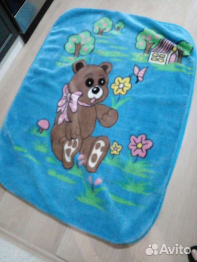 Плед пушистый детский