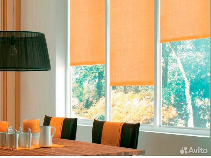 Рулонные шторы день ночь